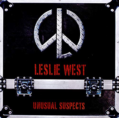 Leslie West “Unusual Suspects” CD cover: peace sign on a trunk.