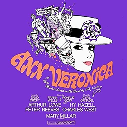 CD cover for “Ann Veronica” musical, featuring a woman in a hat.