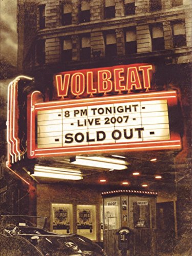 "Volbeat concert DVD cover featuring a marquee with 'Volbeat' and 'Sold Out' text."