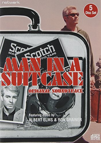 DVD cover for "Man In A Suitcase" featuring a man and a suitcase.