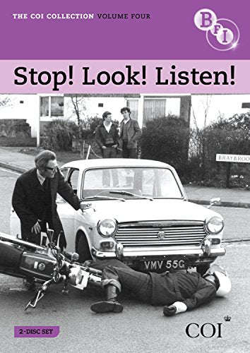 DVD cover: men in suits, car crash scene, 1960s style.