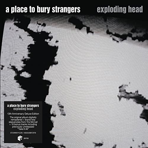 Black and white album cover for “Exploding Head” by A Place To Bury Strangers.