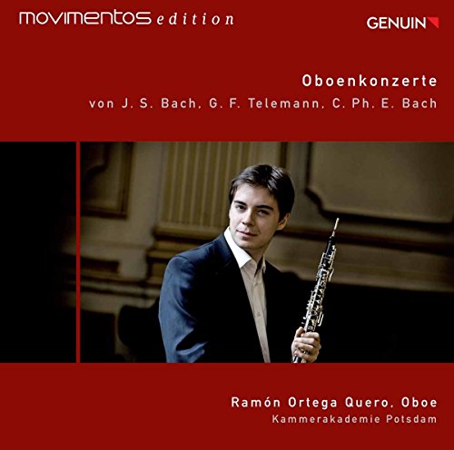 CD cover: man with oboe, red background, composers’ names listed.