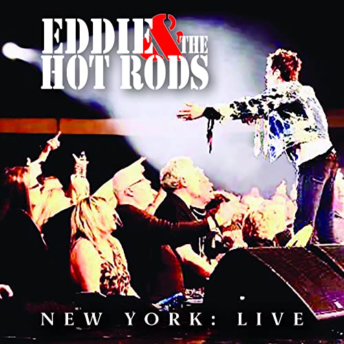 Eddie And The Hot Rods live album cover with a performing musician.