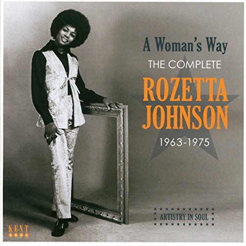 Rozetta Johnson album cover, portrait of a woman in 1960s style.