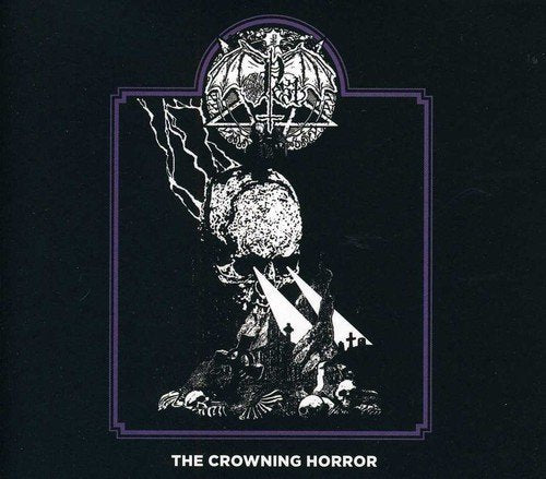 Black and white album cover with a skull, crows, and lightning.