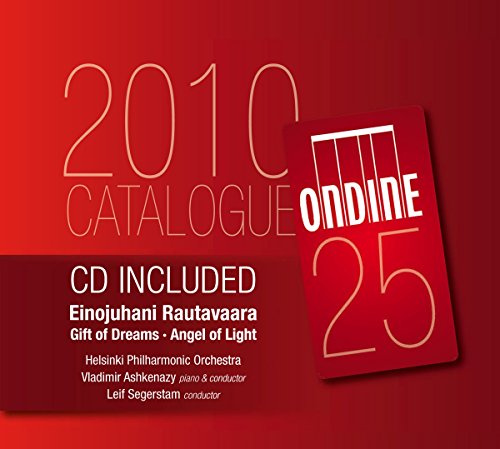 Red 2010 Ondine catalogue with CD included, featuring musical artists’ names.