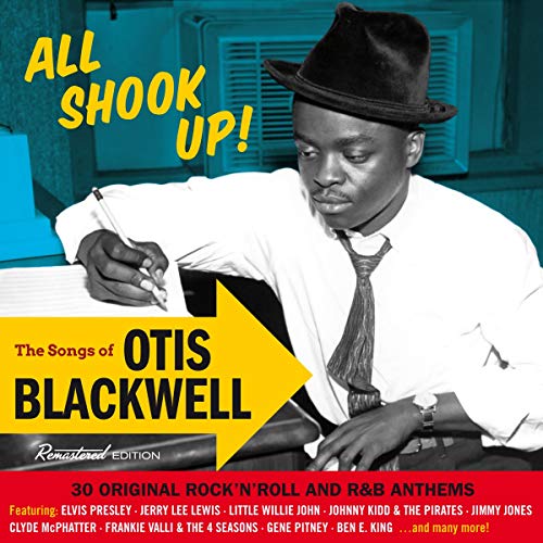 CD cover featuring Otis Blackwell in a hat, with yellow and blue text.