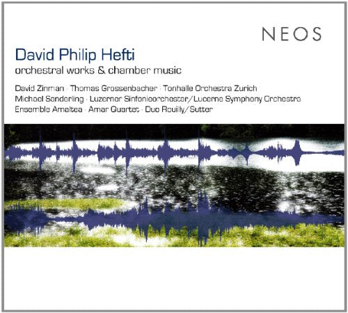 A CD cover featuring a sound wave graphic over a body of water.