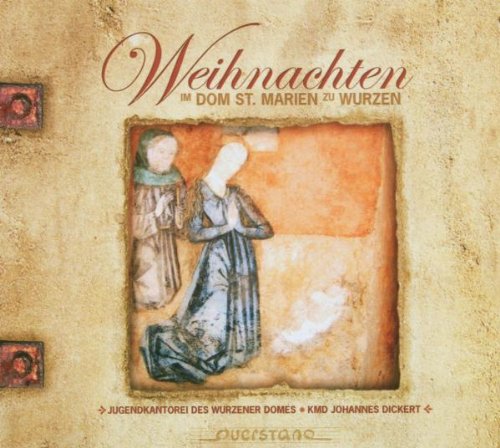 A CD cover featuring an illustration of two robed figures, with a beige background.