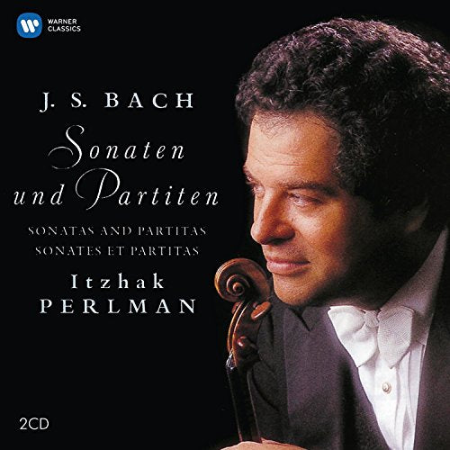 CD cover featuring Itzhak Perlman holding a violin against a black background.