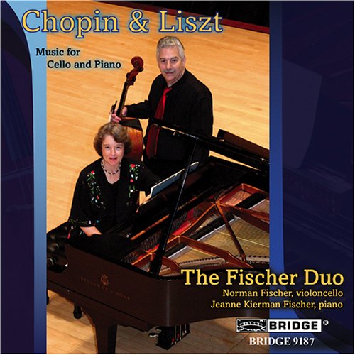 CD cover featuring a man and woman beside a piano, with text overlay.