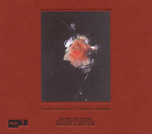 Red CD cover with abstract painting and black text.