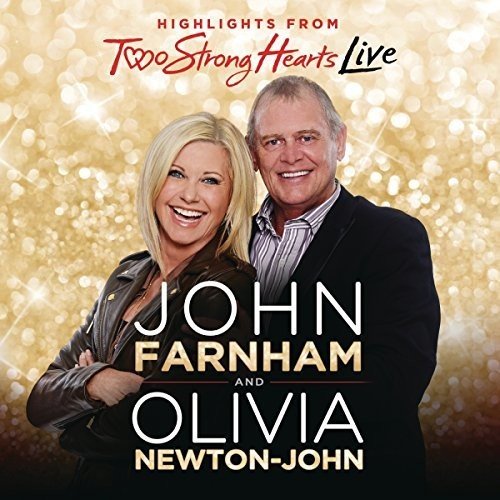 CD cover featuring John Farnham and Olivia Newton-John against a gold sparkle background.