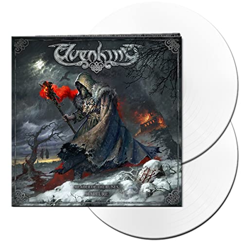 Elvenking “Reader of the Runes-Rapture” vinyl record, two white discs.
