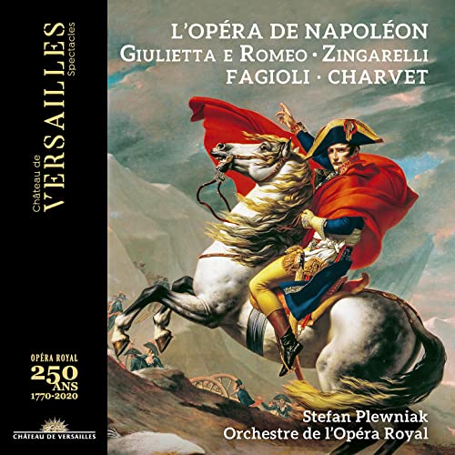 CD cover: Napoleon on horseback, with singers Fagioli and Charvet listed.