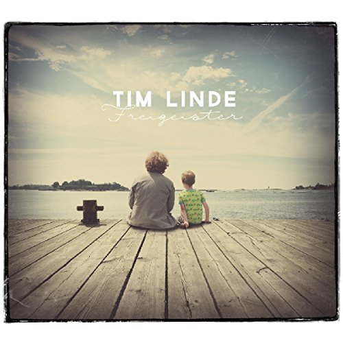 CD cover: two figures sit on a dock overlooking water.