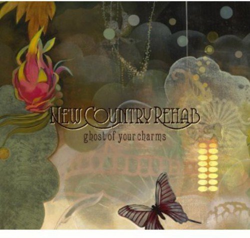 CD cover for New Country Rehab’s “Ghost of Your Charms” with floral imagery.