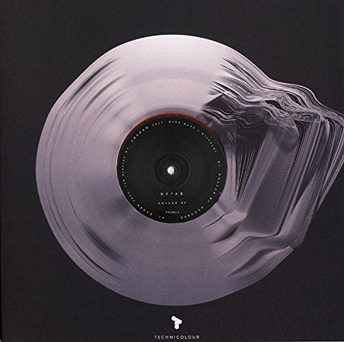 Ny*ak “Dollar Ep” vinyl record with abstract purple and black design.