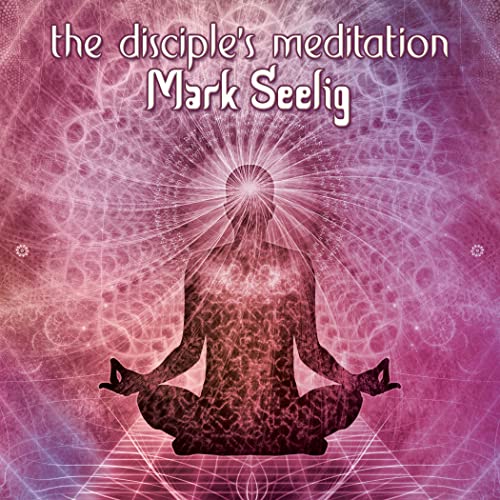 CD cover with silhouette of meditating person in a colorful, cosmic design.
