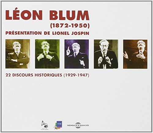 CD cover for Léon Blum’s 22 historical speeches (1929-1947) with portraits.