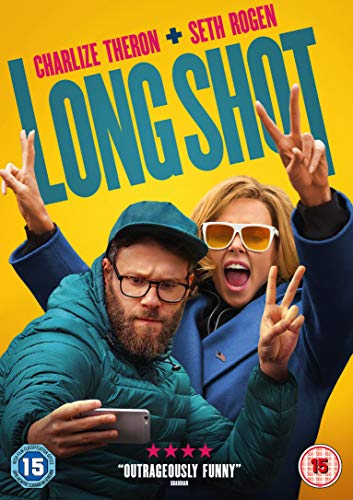 Long Shot" DVD cover featuring Charlize Theron and Seth Rogen.