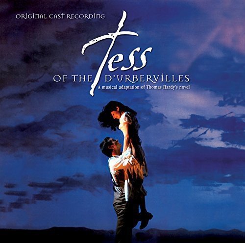 "CD cover for 'Tess of the D'Urbervilles' with man holding woman against a blue sky."