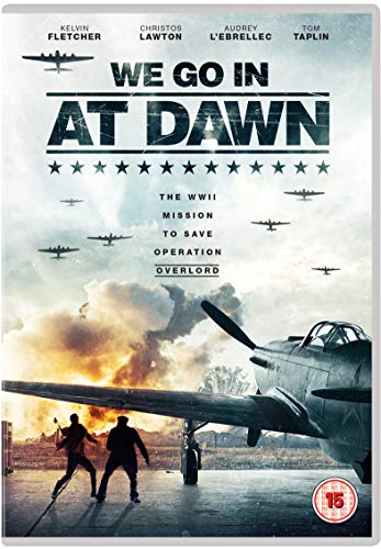 We Go In At Dawn" DVD cover featuring WWII planes and soldiers.