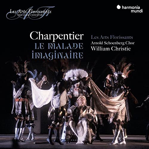 CD cover for Charpentier’s “Le Malade Imaginaire” featuring costumed performers.