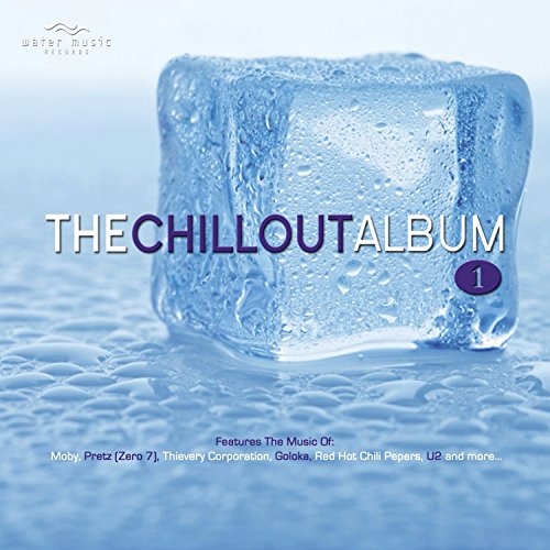 CD cover for “The Chillout Album” featuring a large ice cube.