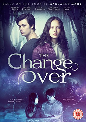 DVD cover for "The Changeover" featuring a boy and girl in a dark forest.