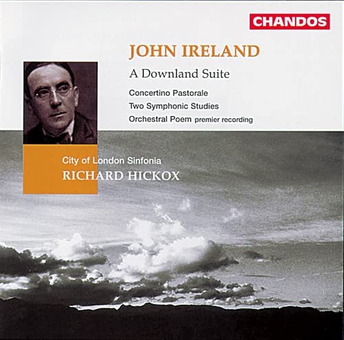 CD cover featuring portrait of John Ireland and stormy seascape.