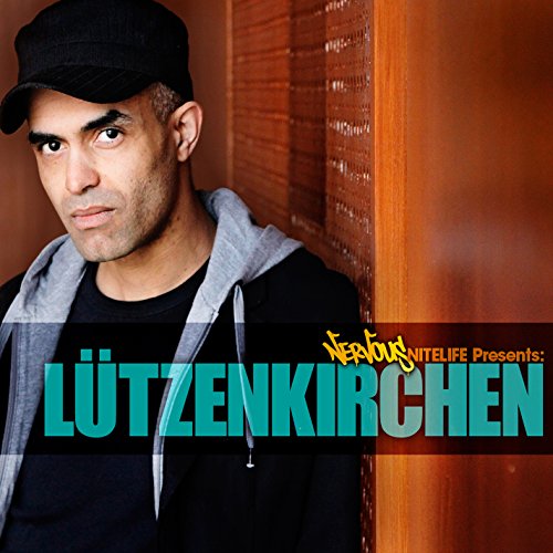 "Album cover featuring a man in a black cap and hoodie."