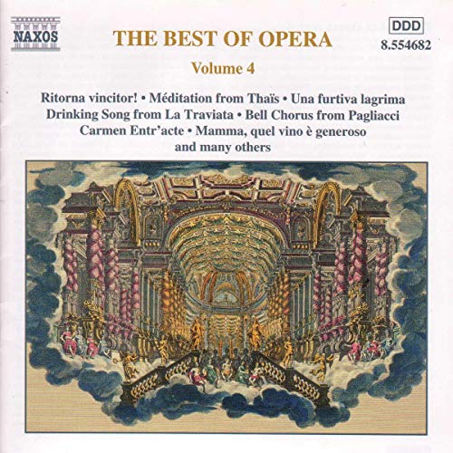 CD cover for “Richard Wagner - The Best of Opera, Vol.4” with ornate stage.