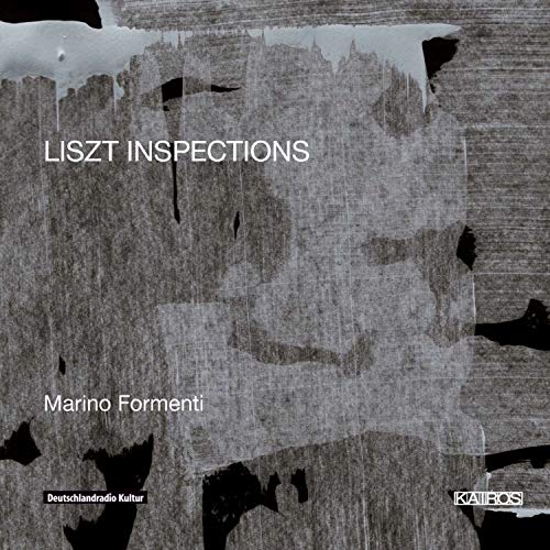 CD cover for “Liszt Inspections” by Marino Formenti, abstract gray design.