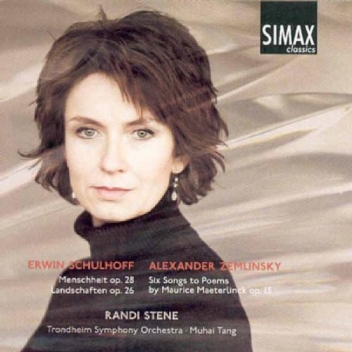 CD cover featuring a portrait of singer Randi Stene and composer names.