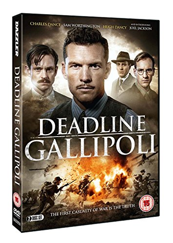 DVD case for "Deadline Gallipoli" with soldiers and men's portraits on the cover.