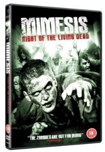 DVD cover for “Mimesis: Night of the Living Dead” featuring a zombie.
