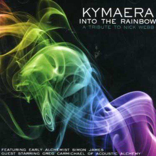 CD cover: swirling rainbow smoke with “Kymaera - Into The Rainbow” text.