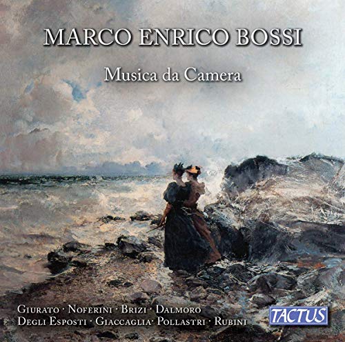 CD cover: painting of two figures by the sea, text “Musica da Camera”.