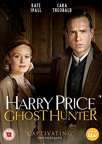 DVD cover featuring Rafe Spall and Cara Theobald for Harry Price: Ghost Hunter.