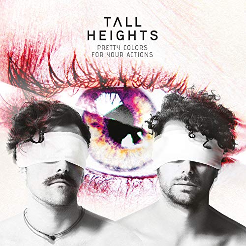 "Album cover with two men and a large eye in the background."