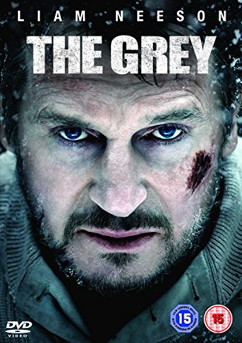 DVD cover featuring a close-up of Liam Neeson's face with snow and injuries.