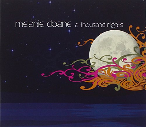 "Album cover art featuring a full moon with swirling vines against a starry night sky."
