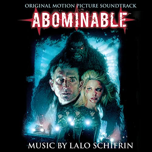 CD cover for "Abominable" soundtrack featuring a Yeti and distressed people.
