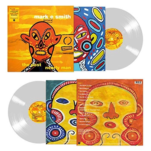Album cover for Mark E. Smith’s “The Post Nearly Man” on clear vinyl.