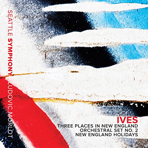 CD cover for Seattle Symphony’s “Three Places In New England” by Ives.