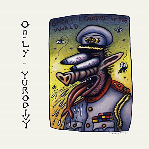 Vinyl album cover: colorful, cartoonish illustration of a figure in uniform.