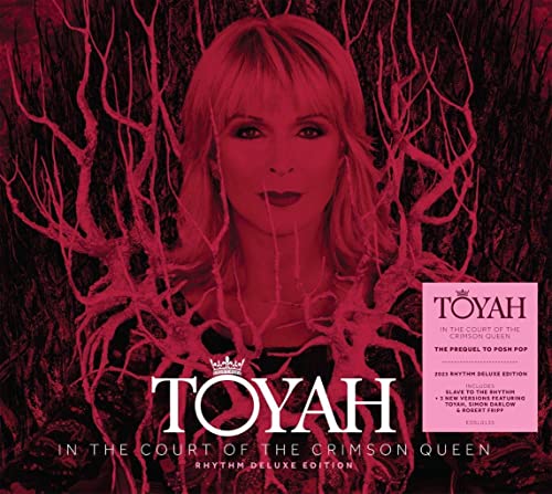 CD cover for Toyah’s “In The Court Of The Crimson Queen: Rhythm” album.