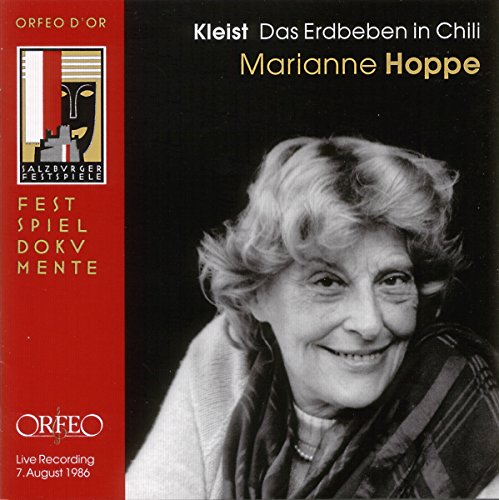 CD cover featuring Marianne Hoppe’s portrait and abstract graphic elements.